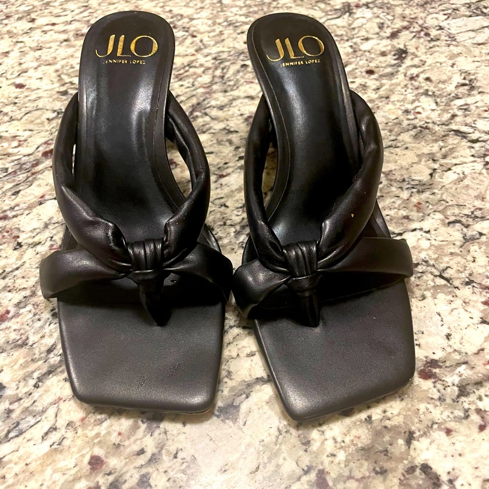 JLO women’s heeled sandals size 8.5